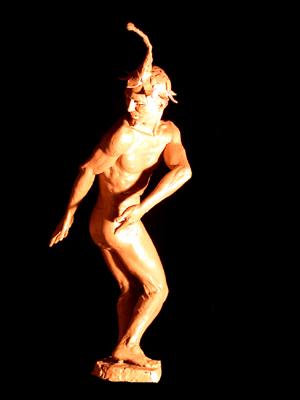 Court Jester - Bronze sculpture by Barry Johnston