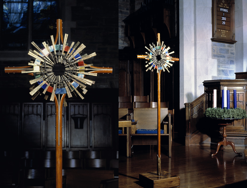 Westminister Cross - Bronze sculpture by Barry Johnston