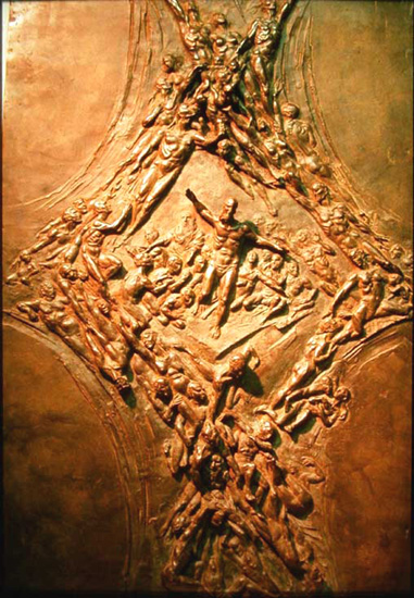 Universal Judgement - Bronze sculpture by Barry Johnston