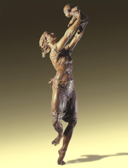 Joy - Bronze sculpture by Barry Johnston