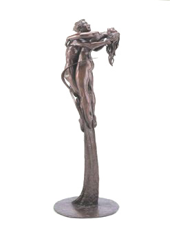 - Romeo and Juliet - Bronze sculpture by Barry Johnston